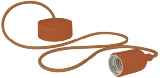 Vellight DESIGN-PENDELLEUCHTE MIT TEXTILKABEL - BRAUN