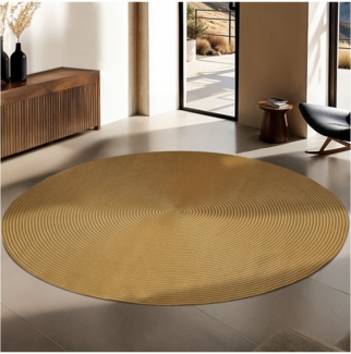 tectake Teppich Geflochtener Teppich, rund, Höhe: 0,50 mm, Ø 160 cm