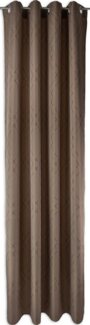 EXPERIENCE Vorhang Ösenschal Seitenschal Vorhang 2519 140x245 cm Braun Grau Uni Blickdicht Ösenvorhang, Ösen (1 St), blickdicht, Jacquard, mit 8 Ösen