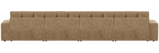 Sofa Date 4-Sitzer aus Webstoff, Sand