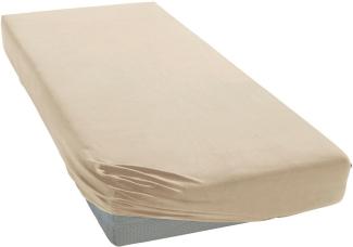 Janine Elastic-Jersey-Spannbetttuch 5002 Fb 29 sand 90x190 - 100x220