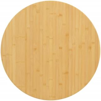 vidaXL Tischplatte Ø90x2,5 cm Bambus 352684