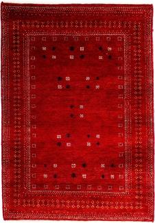 Morgenland Gabbeh Teppich - Loribaft Indus - 120 x 81 cm - dunkelrot