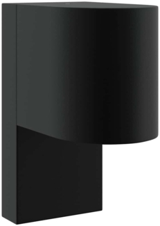 vidaXL Außenwandleuchte Schwarz 12 x 7 x 15 cm Edelstahl 4005979