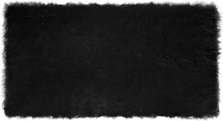 vidaXL Kunstschaffell Teppich Tafalla Schwarz 80 x 150 cm Polyester 42021566