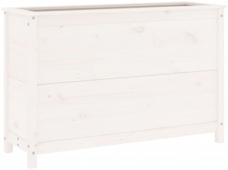 vidaXL Hochbeet Weiß 119,5x40x78 cm Massivholz Kiefer 825290