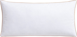 RIBECO Federkissen Kopfkissen Richard, Kissen mit Daunenanteil, in 40x80 oder 80x80 cm, Füllung: 90% Federn % 10% Daunen, Bezug: Baumwolle, Seit 105 Jahren überzeugt RIBECO durch Qualität