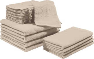 REDBEST Handtücher Frottier-Set "Oceanside" 20-teilig, Leichtfrottier, Leichtfrottier Uni