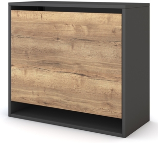 ASSMANN Wandsekretär Cubas Premium Anthrazit 80 x 36 x 71 cm Holz