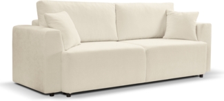 Schlafsofa (B/H/T: 250x95x99 cm) in Creme
