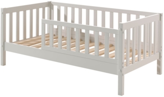 Juniorbett Karie 148x76x60 Kinderbett Massivholz Weiß