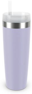 Emsa Isolierflasche Travel Mug Cool³, 3 Deckelpositionen, für gängige Autohalterungen, inkl. Strohhalm
