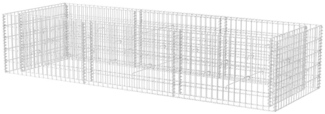 vidaXL Gabionen-Hochbeet Stahl 270×90×50 cm 142556