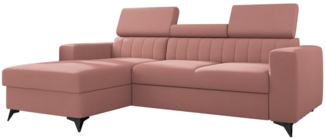 Ecksofa Kiarge (Farbe: Mono 235, Seite: Links LC+2R)