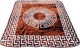 Cinar Tagesdecke Tagesdecke Bettüberwurf zweiseitig Bestickt 220 x 240cm, weich und beidseitig bestickt