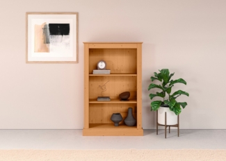 Home affaire Bücherregal Liotta, Mit Sockel und 2 Regalböden