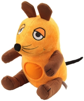 ANSMANN LED Nachtlicht Maus Kuscheltier inkl Batterien - Die Sendung mit der Maus - Einschlafhilfe zum Kuscheln mit Musik Funktion - Kuschelweiches 2in1 Plüschtier für Baby & Kind im Kinderzimmer