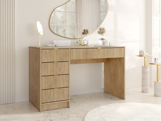 Schreibtisch / Schminktisch Tireno (Farbe: Eiche Cremona)