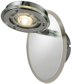 LED Wandlampe, Spot beweglich, Glas, chrom H 14,5 cm