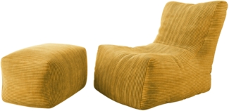 Sitzsacke Remna Cord mit Sitzsack Ewkad Cord (Farbe: Poso 43)