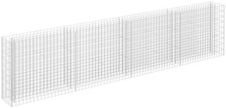 vidaXL Gabionen-Hochbeet Verzinkter Stahl 360×30×90 cm 145643
