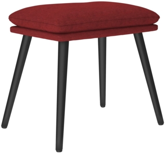 vidaXL Fußhocker Weinrot 45 x 29,5 x 39 cm Stoff [341501]