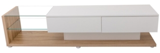 BlingBin TV-Schrank Lowboard (1-St, Hochglanz-Wohnzimmermöbel) variable LED-Beleuchtung