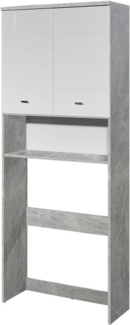 BASIC by Balculina Waschmaschinenumbauschrank Pool, Badezimmerschrank BxHxT 76 x 190 x 31 (1-St) Breite 76cm, Tür L/R montierbar