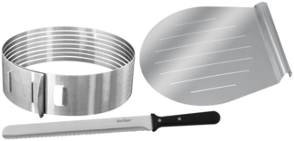 Zenker Kuchenschneidhilfe-Set 3tlg.