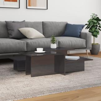 vidaXL Couchtische 2 Stk. Hochglanz-Grau Holzwerkstoff 3216157