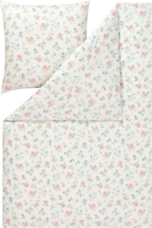 Estella Interlock Jersey Bettwäsche Cora 6626-985 Blumen 135x200