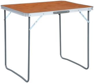 vidaXL Klappbarer Campingtisch mit Metallrahmen 80 x 60 cm 48170