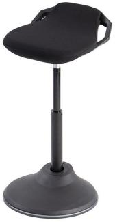 ALBA Sitzhocker/Stehhilfe FLEXY, schwarz