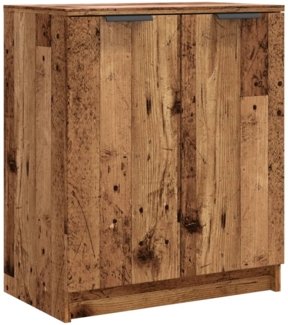 vidaXL Schuhschrank Altholz-Optik 59x35x70 cm Holzwerkstoff 856989