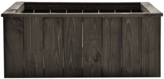 vidaXL Hochbeet Dunkelgrau 74x77x30 cm Kiefer Massivholz 315415
