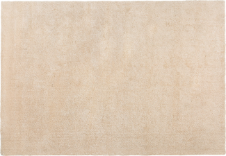 Teppich hellbeige 140x200 cm Shaggy DEMRE