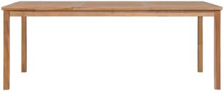 vidaXL Gartentisch 200x100x77 cm Massivholz Teak 44998