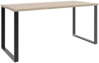 Home Desk Schreibtisch braun Holzwerkstoff 70cm x 159cm x 75cm