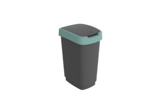 Rotho Swingeimer Twist 25 L schwarz misletoe green