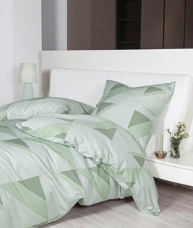 Janine Bettwäsche J. D. 87065 06, Mako-Satin, 2 teilig, mit Reißverschluss, 100% Baumwolle