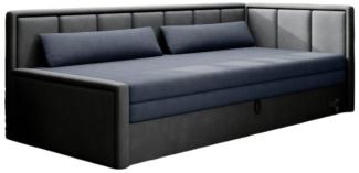 Luxusbetten24 Schlafsofa Designer Sofa Fellano, mit Schlaffunktion und Stauraum