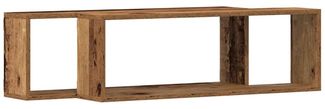 vidaXL Wandregale 2 pcs Altholz 80 x 15 x 26 cm Holzwerkstoff 862639