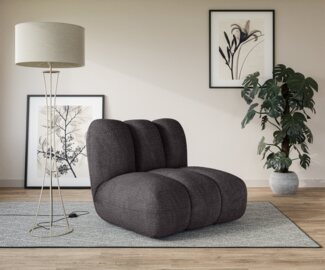 LeGer Home by Lena Gercke Sessel Priya Loungesessel, moderne Steppung, auch in Bouclé, perfektes Einzelstück, gemütlich und modern, B/T/H: 90/106/84 cm