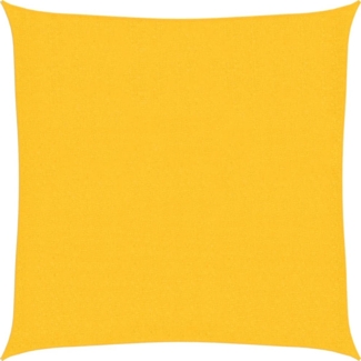 vidaXL Sonnensegel 160 g/m² Gelb 3x3 m HDPE 311549