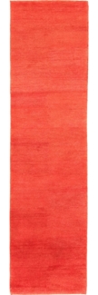 Morgenland 'Flowy' Gabbeh Teppich, rot, 300x80 cm