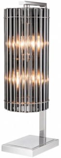 Casa Padrino Luxus Tischleuchte Nickel - Luxury Collection