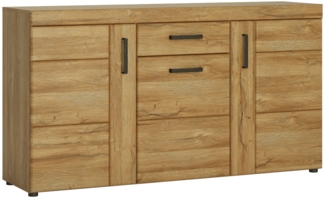 Sideboard Coswig / Cortina , Holzwerkstoff , Holzfarben , 157 x 86 x 41 cm