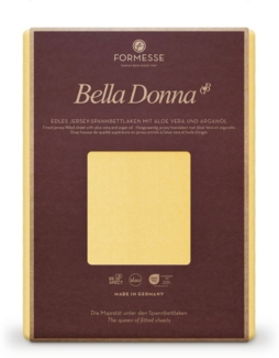 Formesse Spannbettlaken Bella Donna Jersey La Piccola für Topper bis 10 cm -Boxspringbetten, Gummizug: rundumlaufender starker Gummizug, für Topper bis 10 cm - ideal für Ihr Boxspringbett