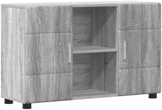 vidaXL Sideboard Graues Sonoma 88,5 x 30,5 x 55,5 cm Holzwerkstoff 880297