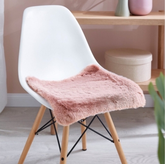 LUXOR living Stuhlkissen Sitzauflage Novara, Kunstfell, rund oder eckig, sehr weich, auch als 4er Set bestellbar